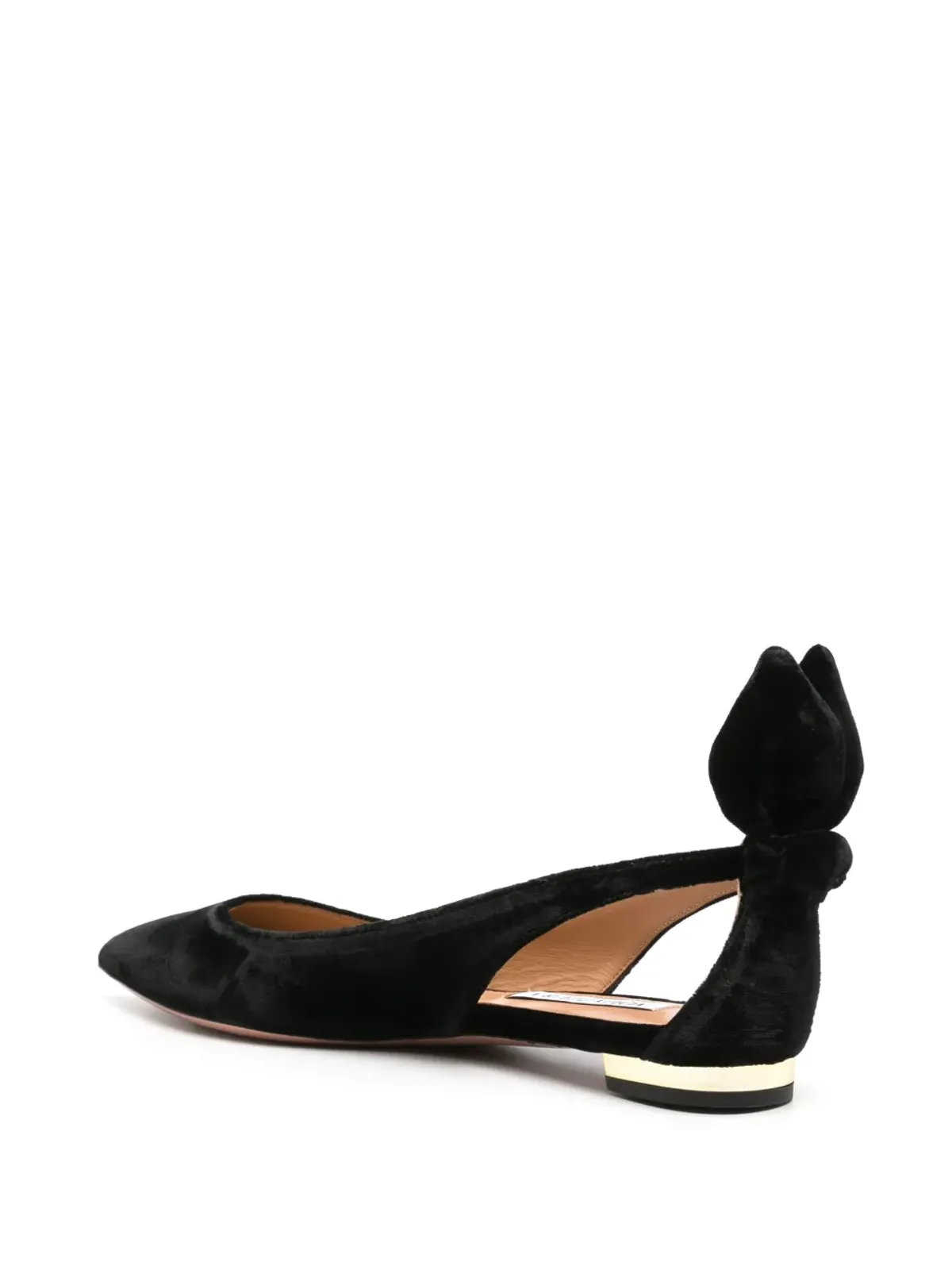 Aquazzura ボウタイ バレエフラット - 画像3