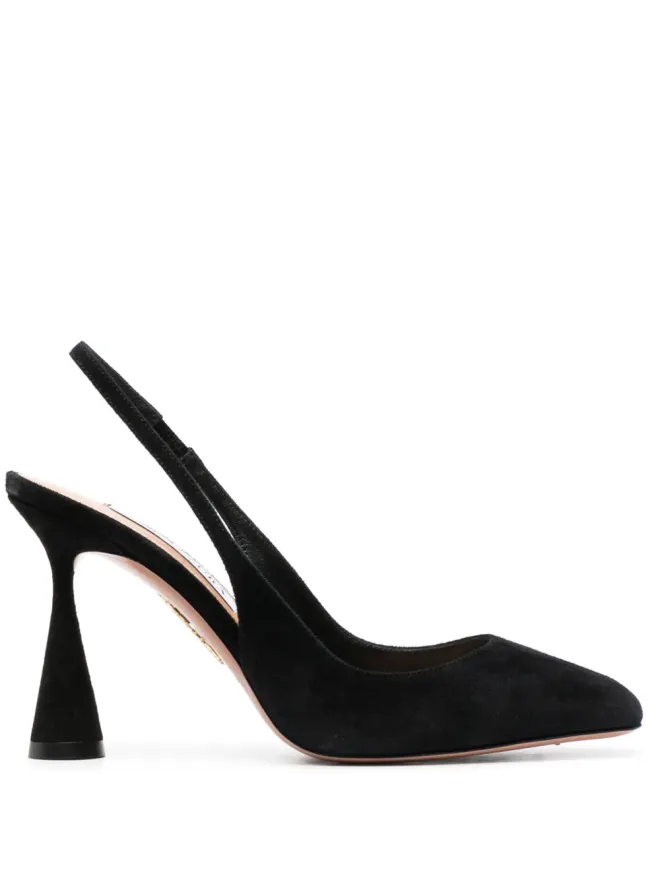 Aquazzura Aquazzura Amore スエードパンプス - ブラックの商品画像