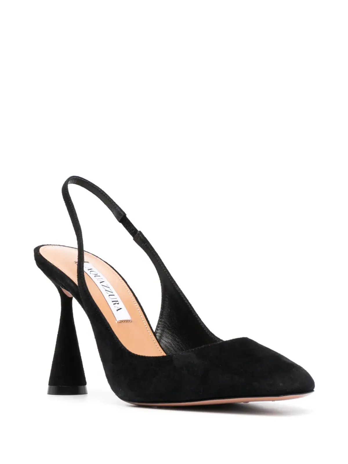 Aquazzura Amore スエードパンプス - ブラック - 画像2