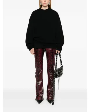 Balenciaga ロゴパッチセーター - サムネイル3