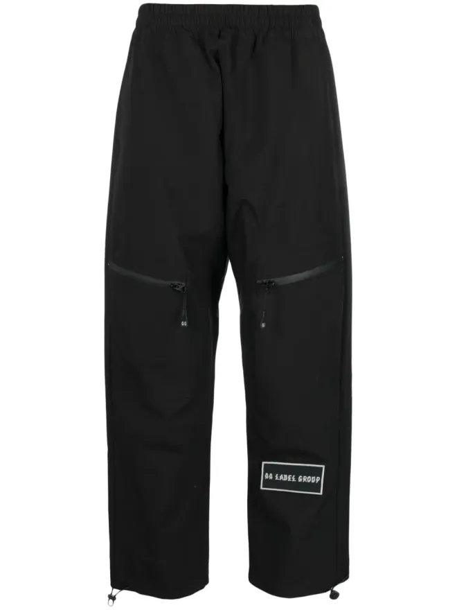 44 Label Group 44 LABEL GROUP ロゴパッチ・ストレートレッグパンツの商品画像
