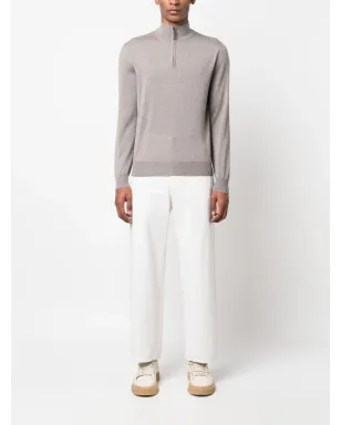Canali ジップディテール メリノ ジャンパー - サムネイル2