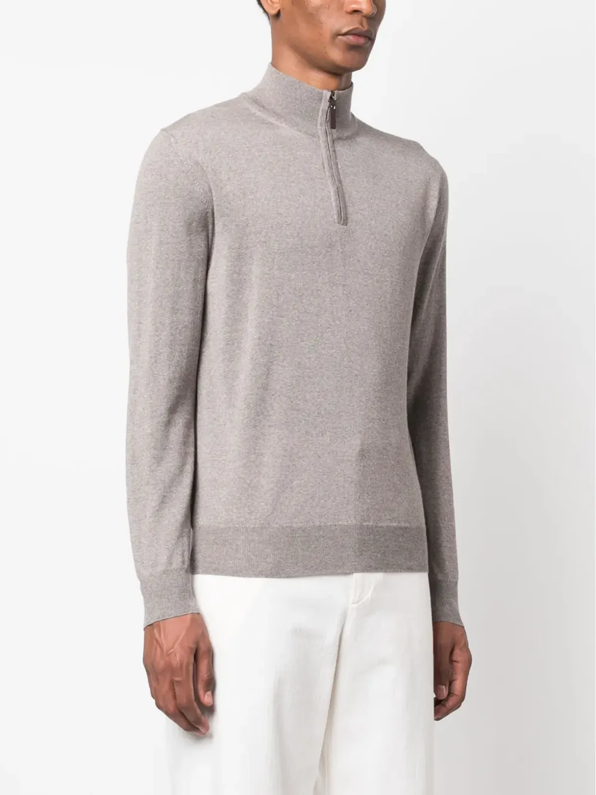 Canali ジップディテール メリノ ジャンパー - 画像3