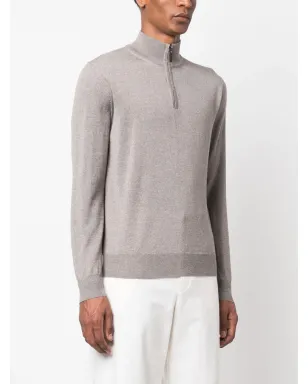 Canali ジップディテール メリノ ジャンパー - サムネイル3