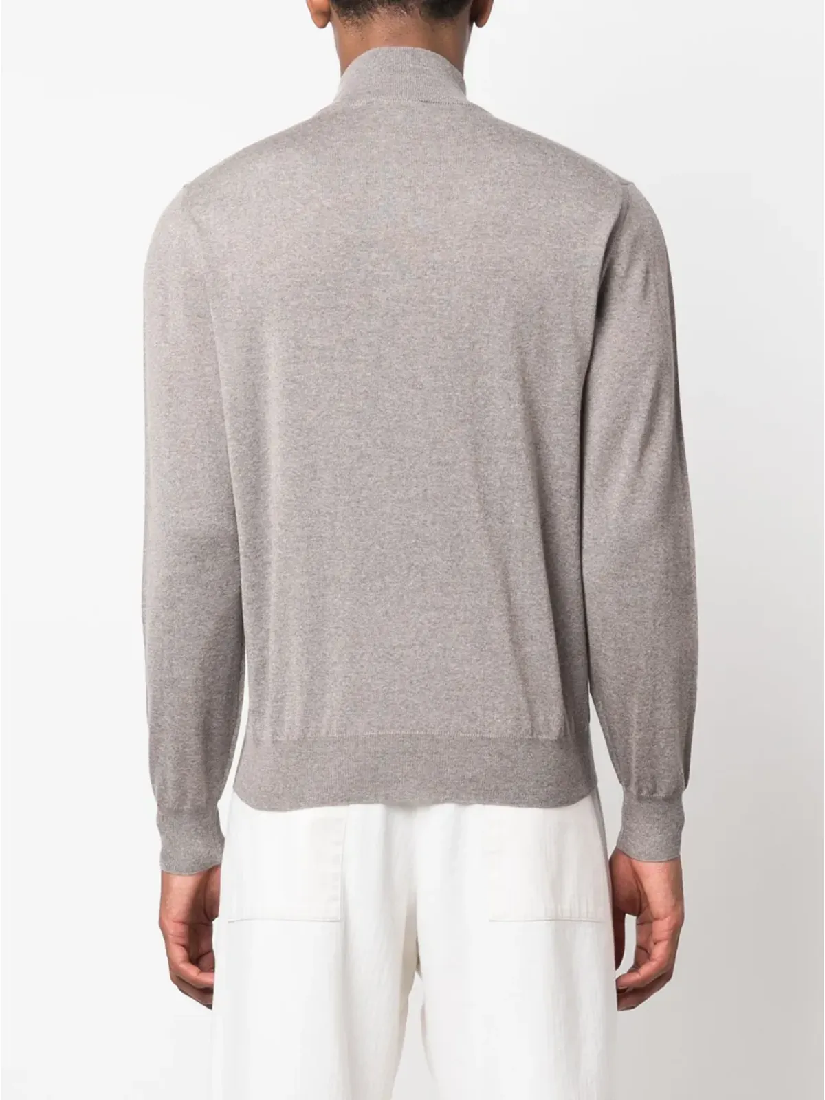 Canali ジップディテール メリノ ジャンパー - 画像4