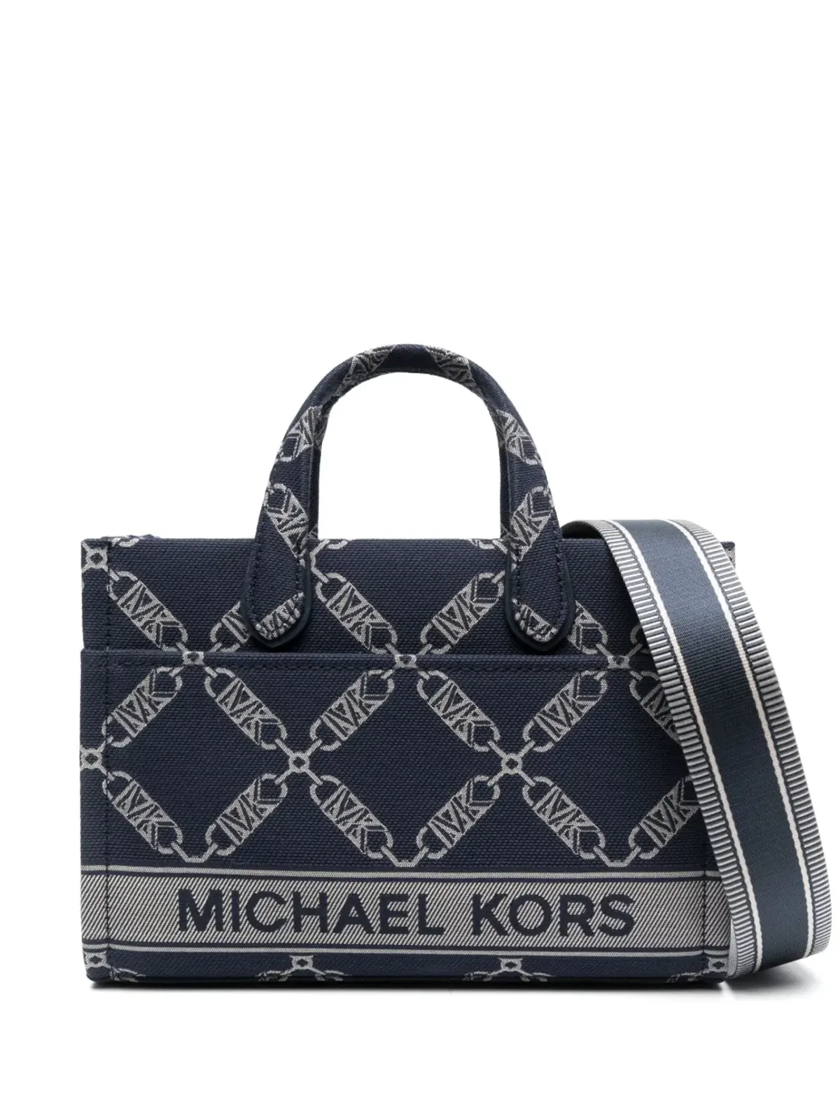 Michael Michael Kors Gigi Empire ロゴジャカード トートバッグ - 画像1