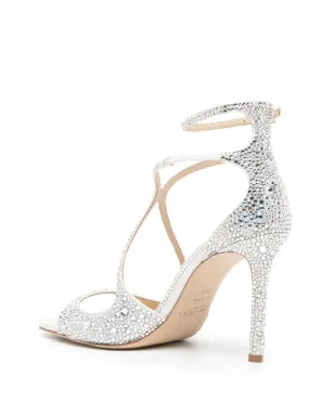 Jimmy Choo Azia クリスタルエンベリッシュド サンダル - サムネイル3