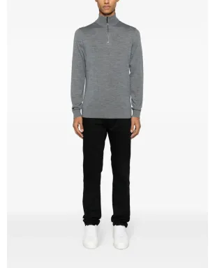 Calvin Klein 刺繍ロゴ入りウールセーター - サムネイル2