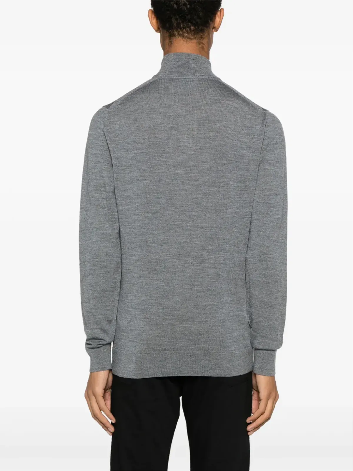 Calvin Klein 刺繍ロゴ入りウールセーター - 画像4