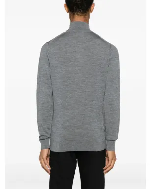 Calvin Klein 刺繍ロゴ入りウールセーター - サムネイル4