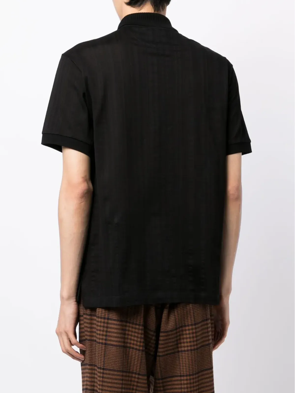 Paul Smith ストライプ入りオーガニックコットン ポロシャツ - 画像4