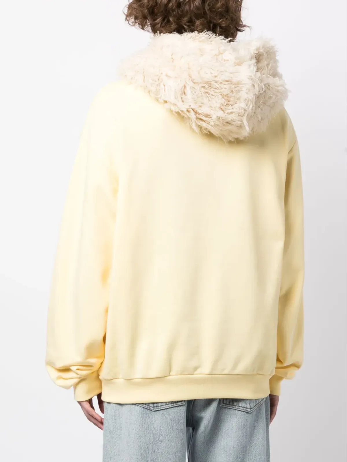 Marni フェイクファー付きコットンフーディー - 画像4