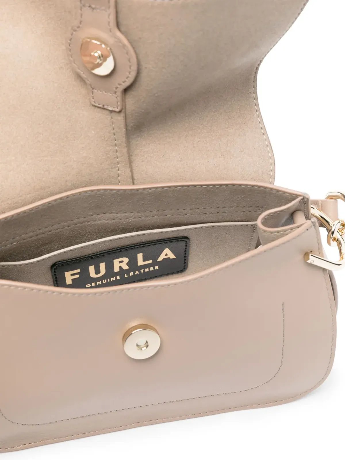 Furla Flow レザーショルダーバッグ - 画像5