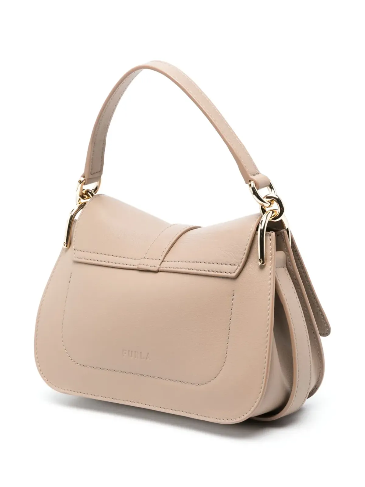 Furla Flow レザーショルダーバッグ - 画像3