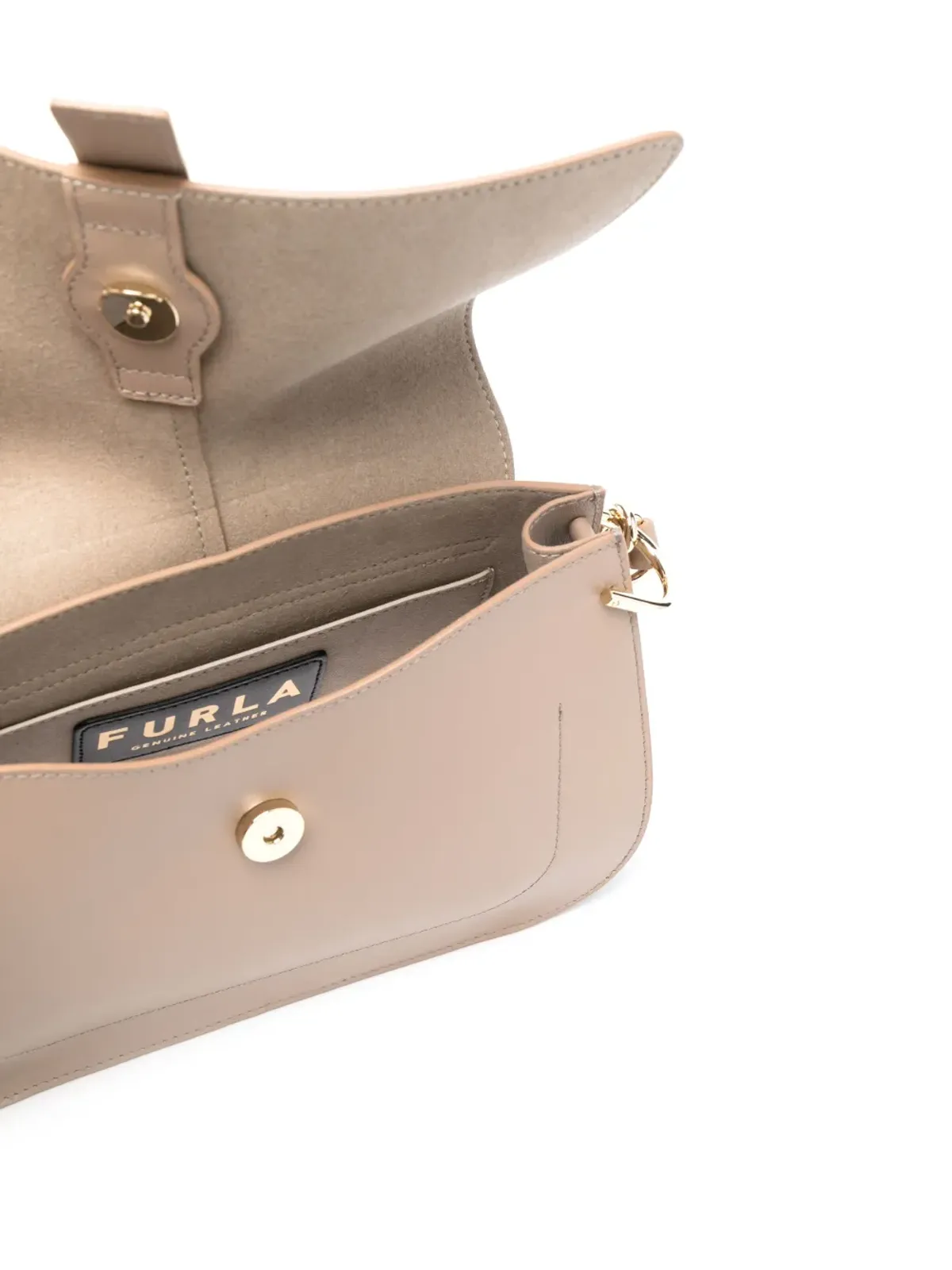 Furla Sofia ロゴプレート レザー トートバッグ - 画像5