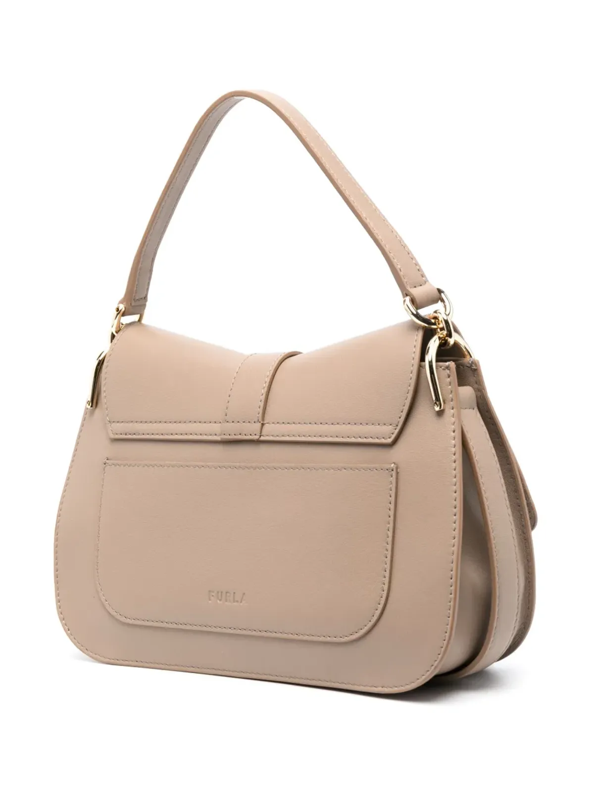 Furla Sofia ロゴプレート レザー トートバッグ - 画像3