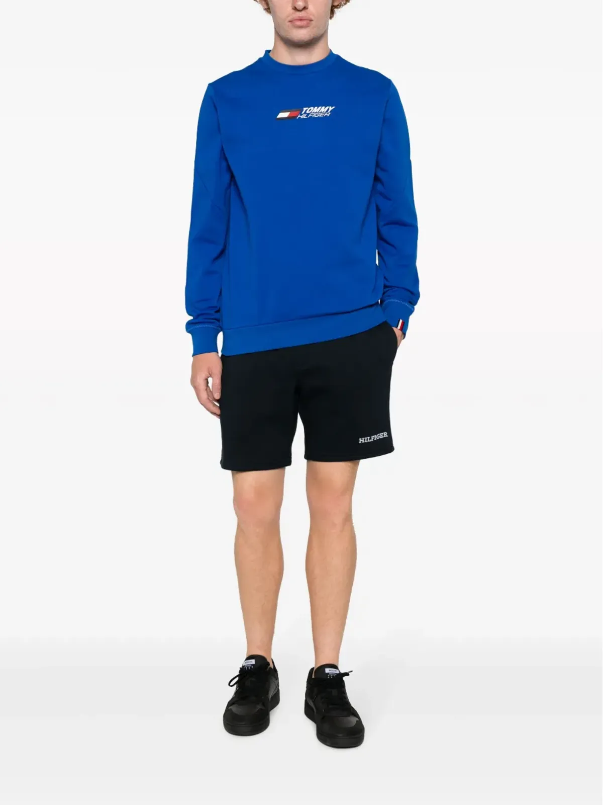 Tommy Hilfiger ロゴプリント コットン スウェットシャツ - 画像2