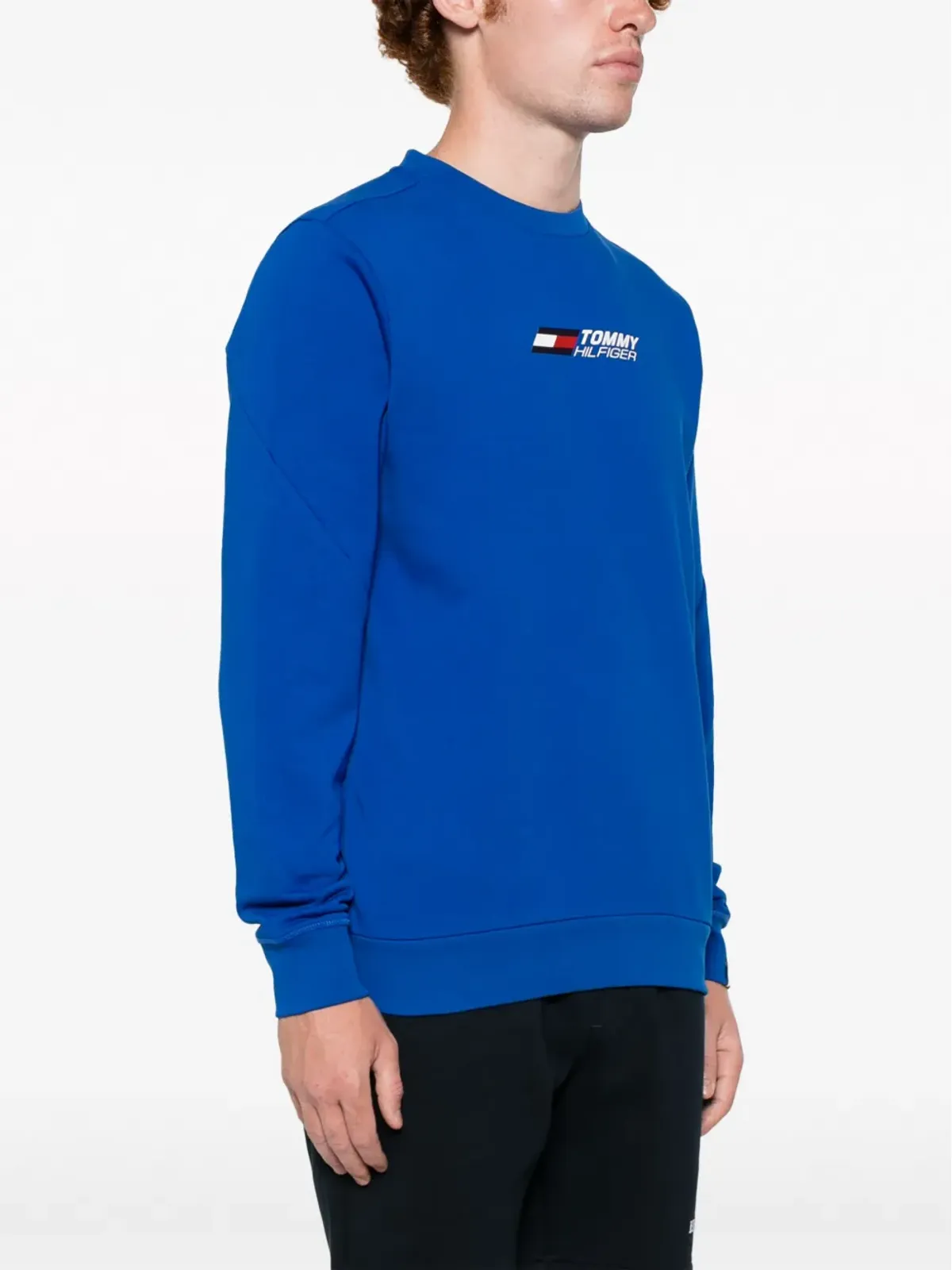 Tommy Hilfiger ロゴプリント コットン スウェットシャツ - 画像3