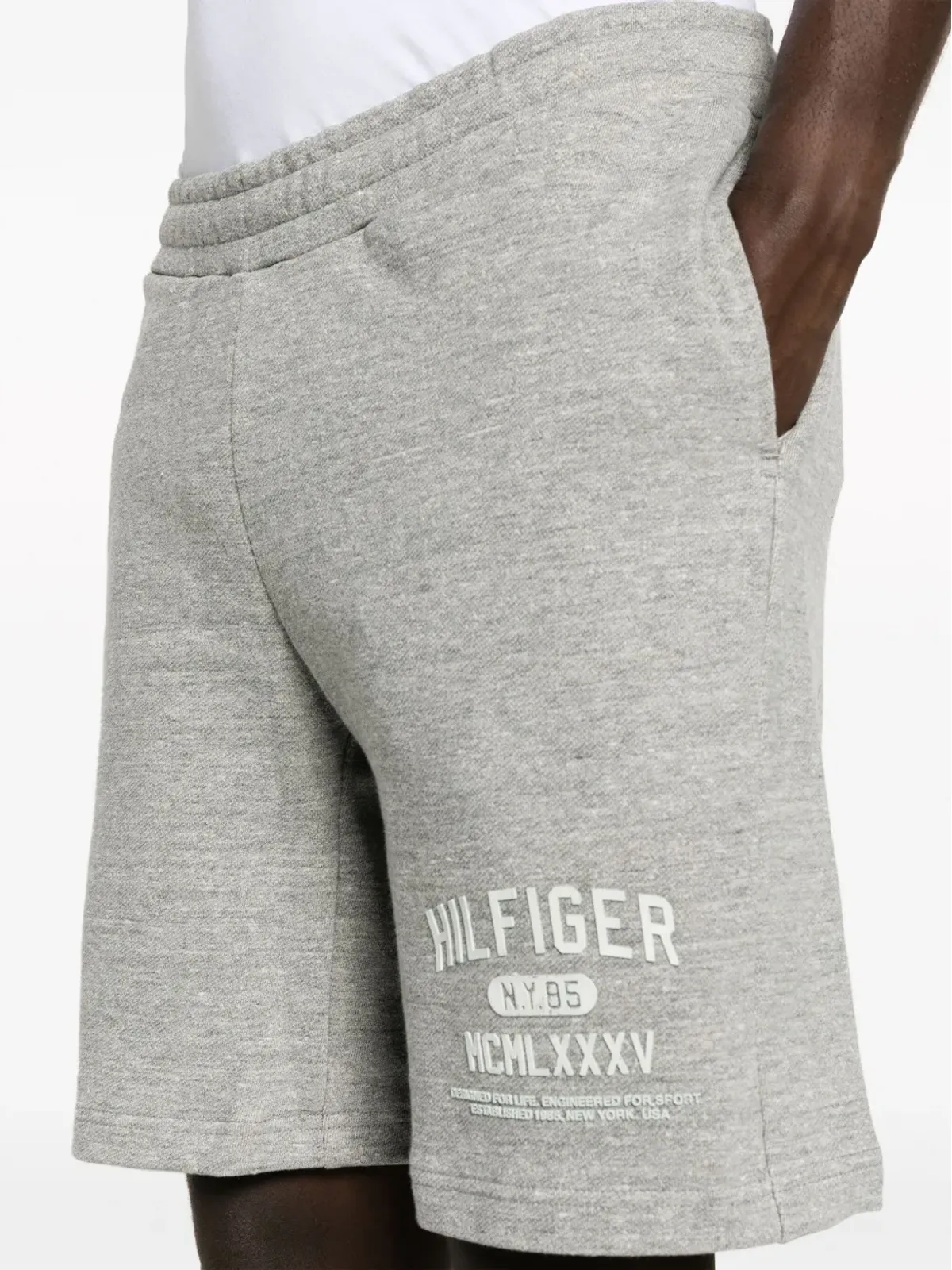 Tommy Hilfiger ロゴプリント・トラックショーツ - 画像5