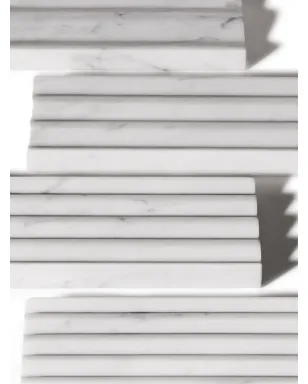 Marsotto Edizioni Trace geometric-body tray（セット5点） - White - サムネイル2