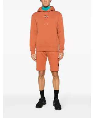 Calvin Klein Jeans Monologo ロゴプリント フーディ - オレンジ - サムネイル2