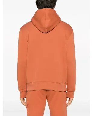 Calvin Klein Jeans Monologo ロゴプリント フーディ - オレンジ - サムネイル4