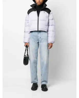 Calvin Klein Jeans カラー ブロック ハイネック ダウンジャケット - サムネイル2