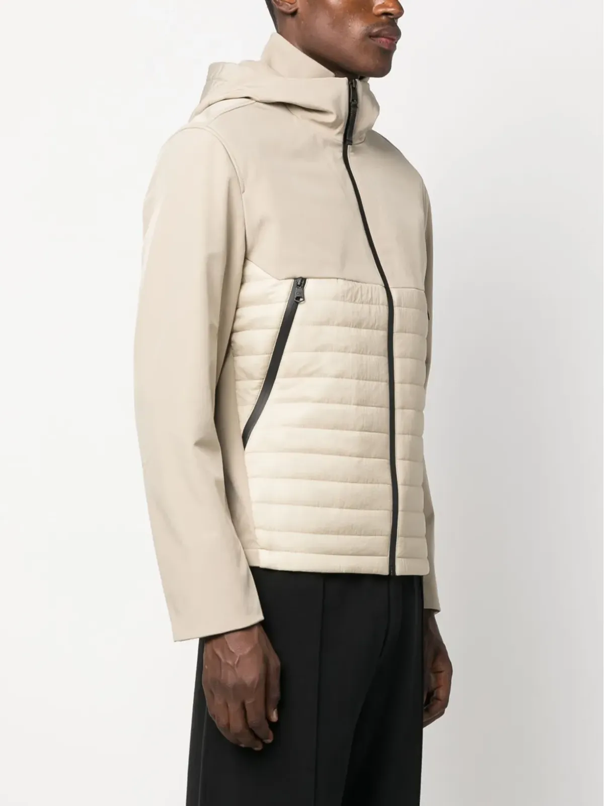 Calvin Klein ジップアップパッド入りフード付きジャケット - 画像3