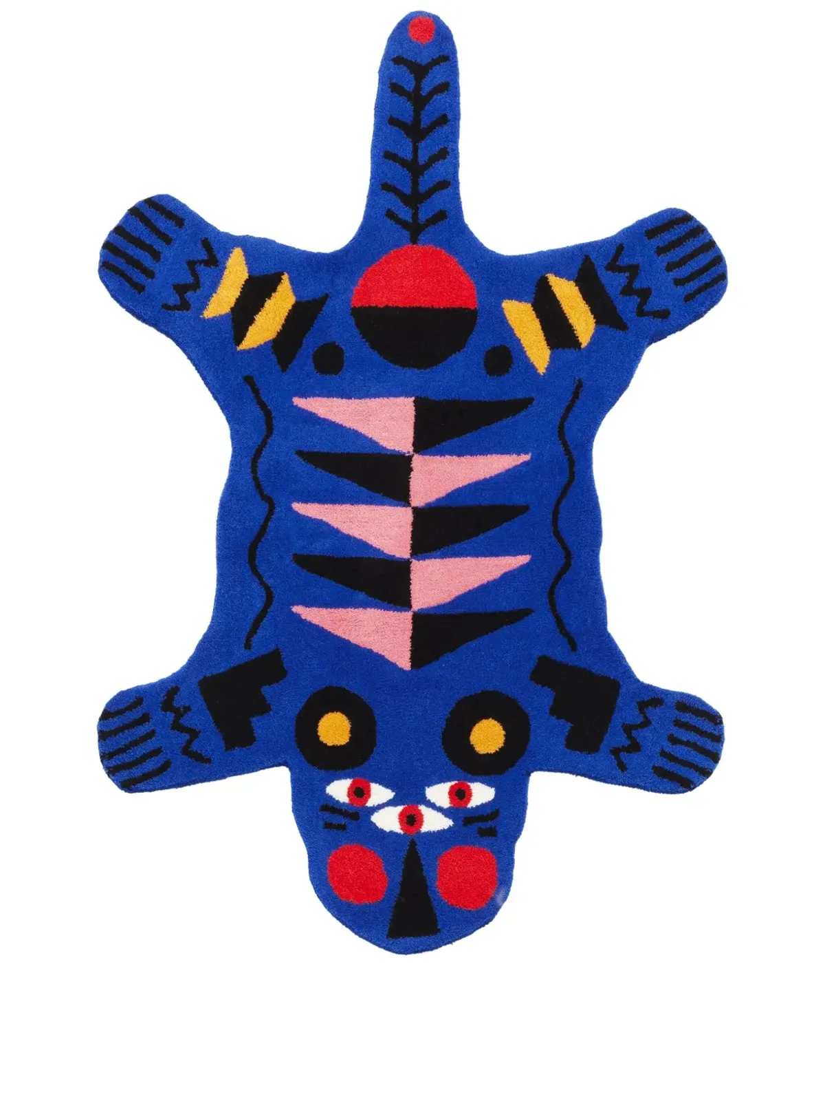 Qeeboo Oggian Blue Panther M carpet - 画像1