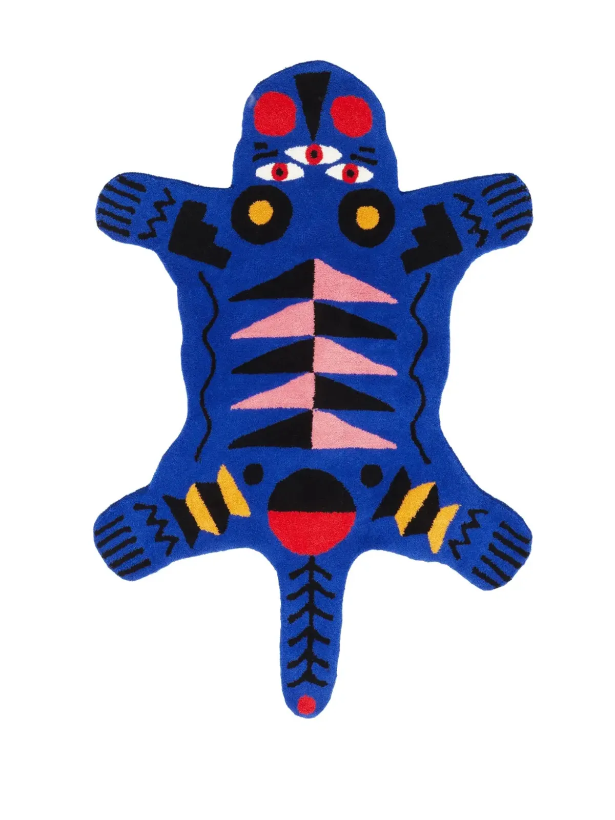 Qeeboo Oggian Blue Panther M carpet - 画像2