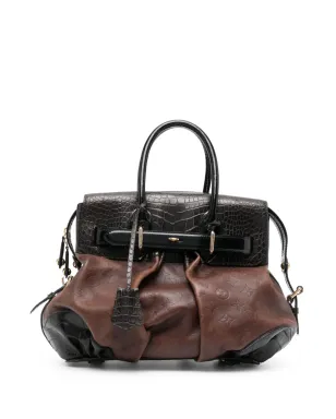 Louis Vuitton Pre-Owned モノグラム・デボスド ボックスプリーツディテール パネルド ハンドバッグ - ブラウン - サムネイル1
