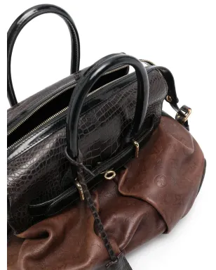 Louis Vuitton Pre-Owned モノグラム・デボスド ボックスプリーツディテール パネルド ハンドバッグ - ブラウン - サムネイル5
