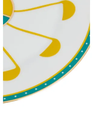 Reflections Copenhagen Pedra geometric-print plates（セット2枚） - White - サムネイル2