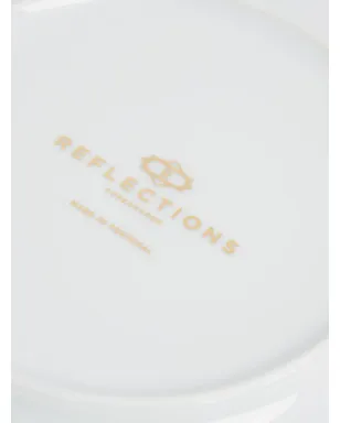 Reflections Copenhagen Pedra geometric-print plates（セット2枚） - White - サムネイル3