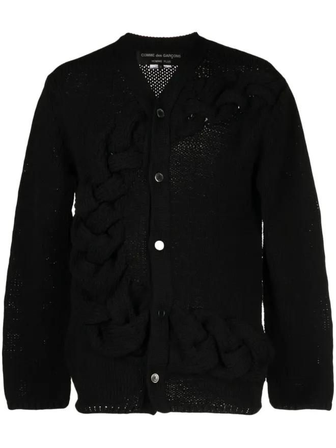 Comme des Garçons Homme Plus Comme des Garçons Homme Plus ブレイドバンドVネックカーディガンの商品画像