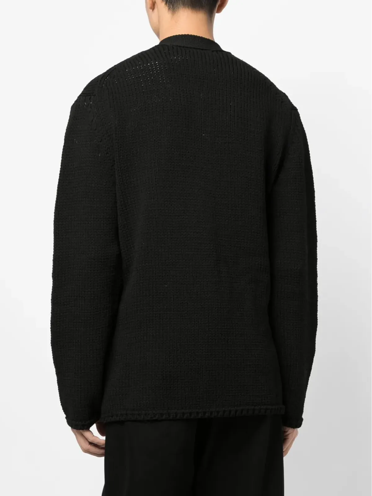 Comme des Garçons Homme Plus ブレイドバンドVネックカーディガン - 画像4