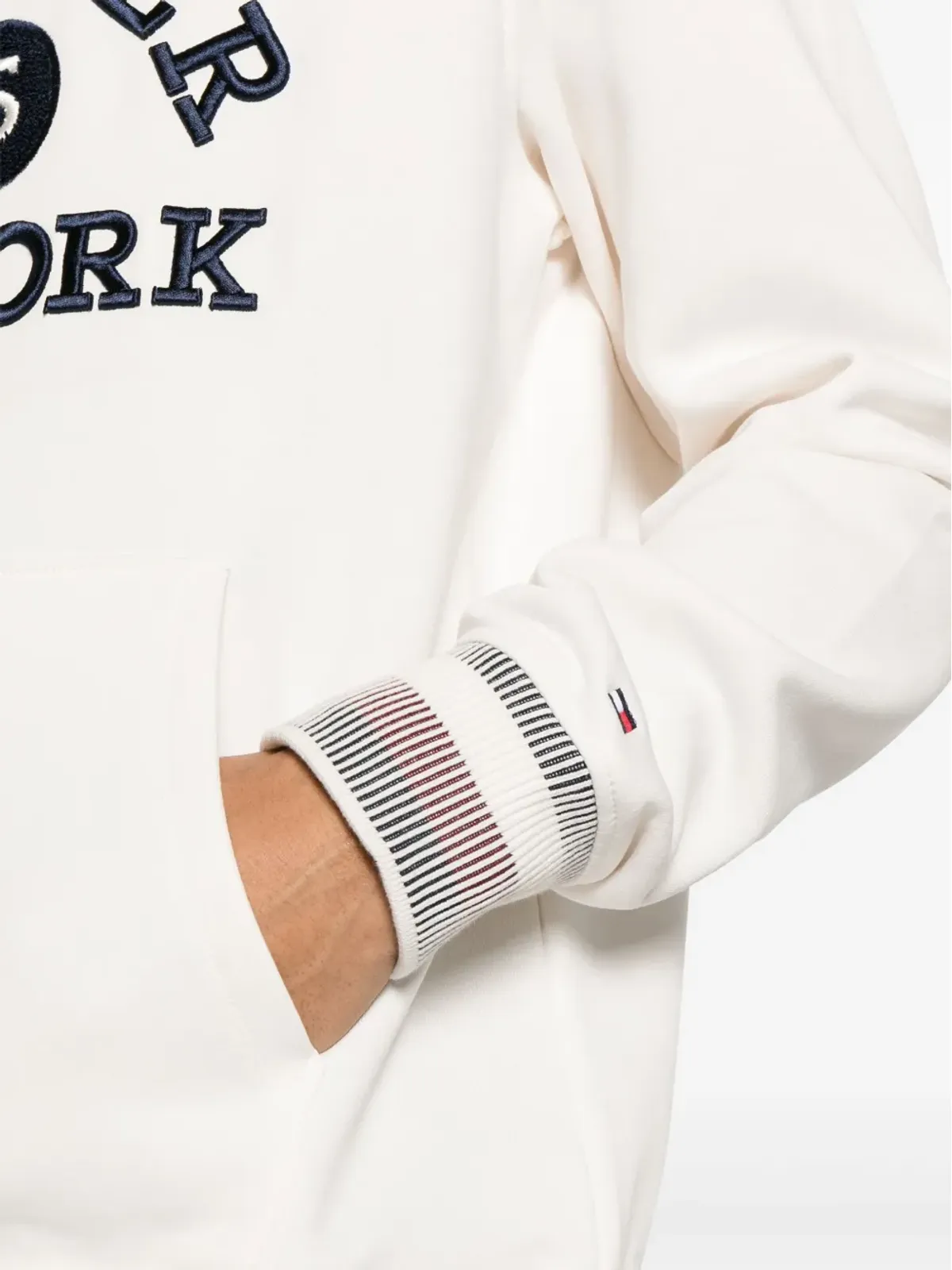Tommy Hilfiger 刺繍ロゴ コットン パーカー - 画像5