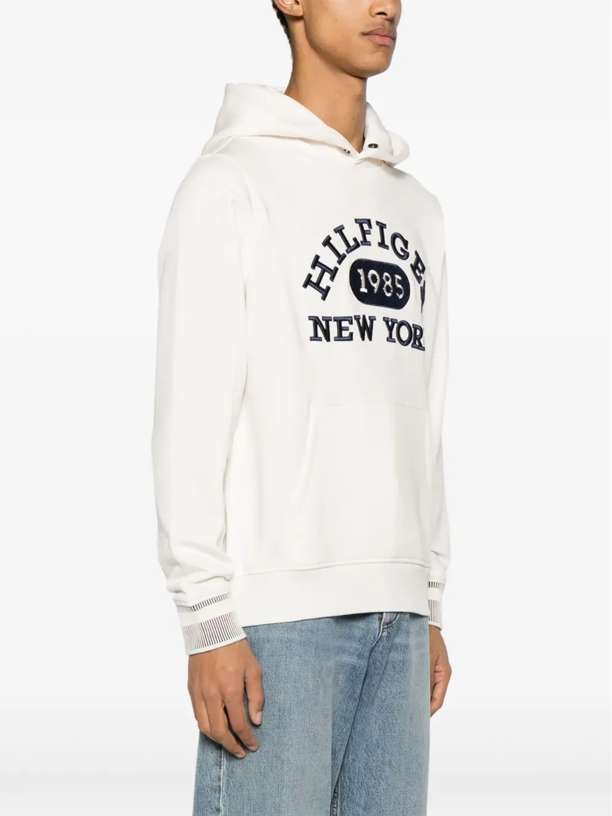 Tommy Hilfiger 刺繍ロゴ コットン パーカー - 画像3