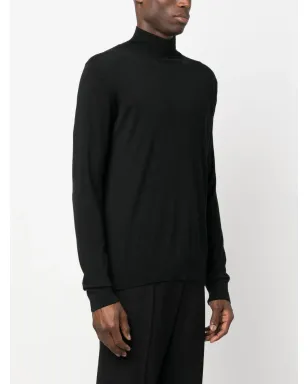 Lanvin ロールネック ウール混紡ジャンパー - ブラック - サムネイル3
