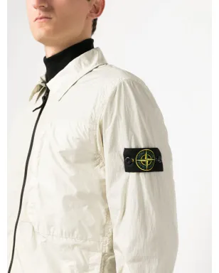 Stone Island Compassパッチ付きライトウェイトジップアップジャケット - サムネイル5