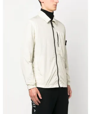 Stone Island Compassパッチ付きライトウェイトジップアップジャケット - サムネイル3