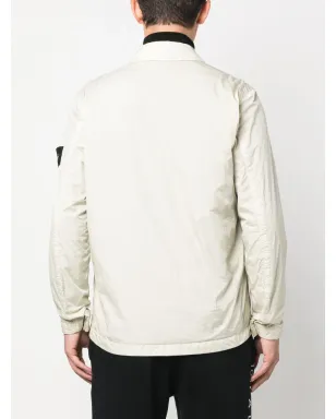 Stone Island Compassパッチ付きライトウェイトジップアップジャケット - サムネイル4