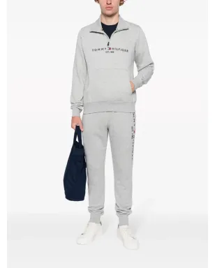 Tommy Hilfiger ロゴプリント テーパード トラックパンツ - グレー - サムネイル2