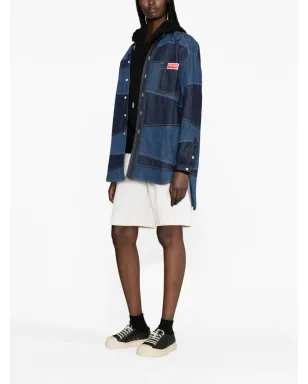Kenzo Paris パッチワークデニムシャツ - サムネイル2