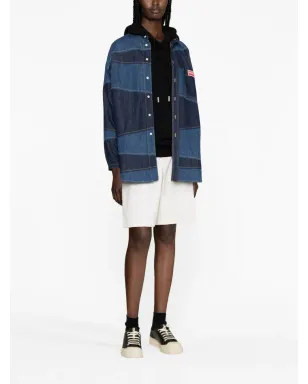 Kenzo Paris パッチワークデニムシャツ - サムネイル4