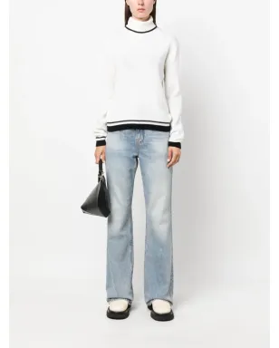 MSGM ストライプエッジ ウール混紡ジャンパー - サムネイル2