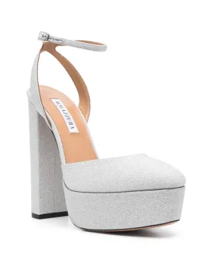 Aquazzura So High レザー パンプス（シルバー） - サムネイル2