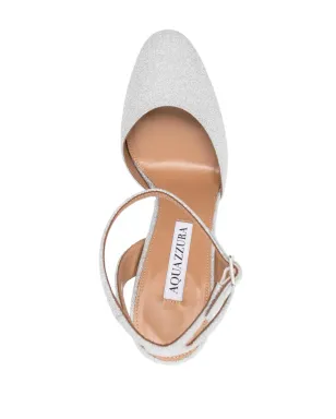 Aquazzura So High レザー パンプス（シルバー） - サムネイル4