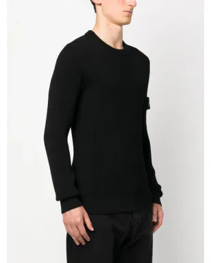 Stone Island ロゴパッチ付きニットジャンパー - サムネイル3