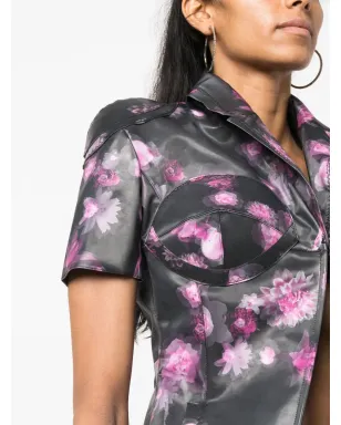 Coperni ホログラフィック・ショートスリーブ・フィットジャケット（ブラック） - サムネイル5